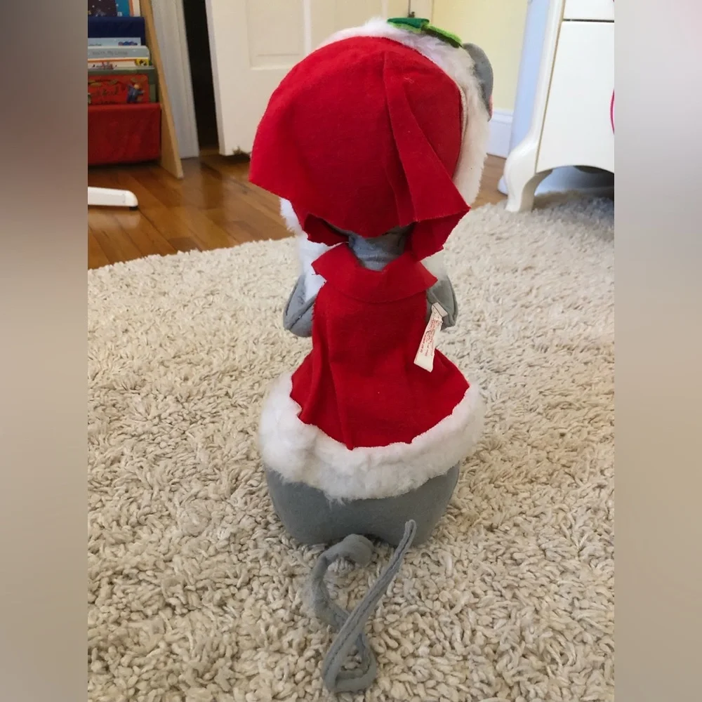 🎅🏽Vintage Annalee Christmas Girl Mouse: 1965